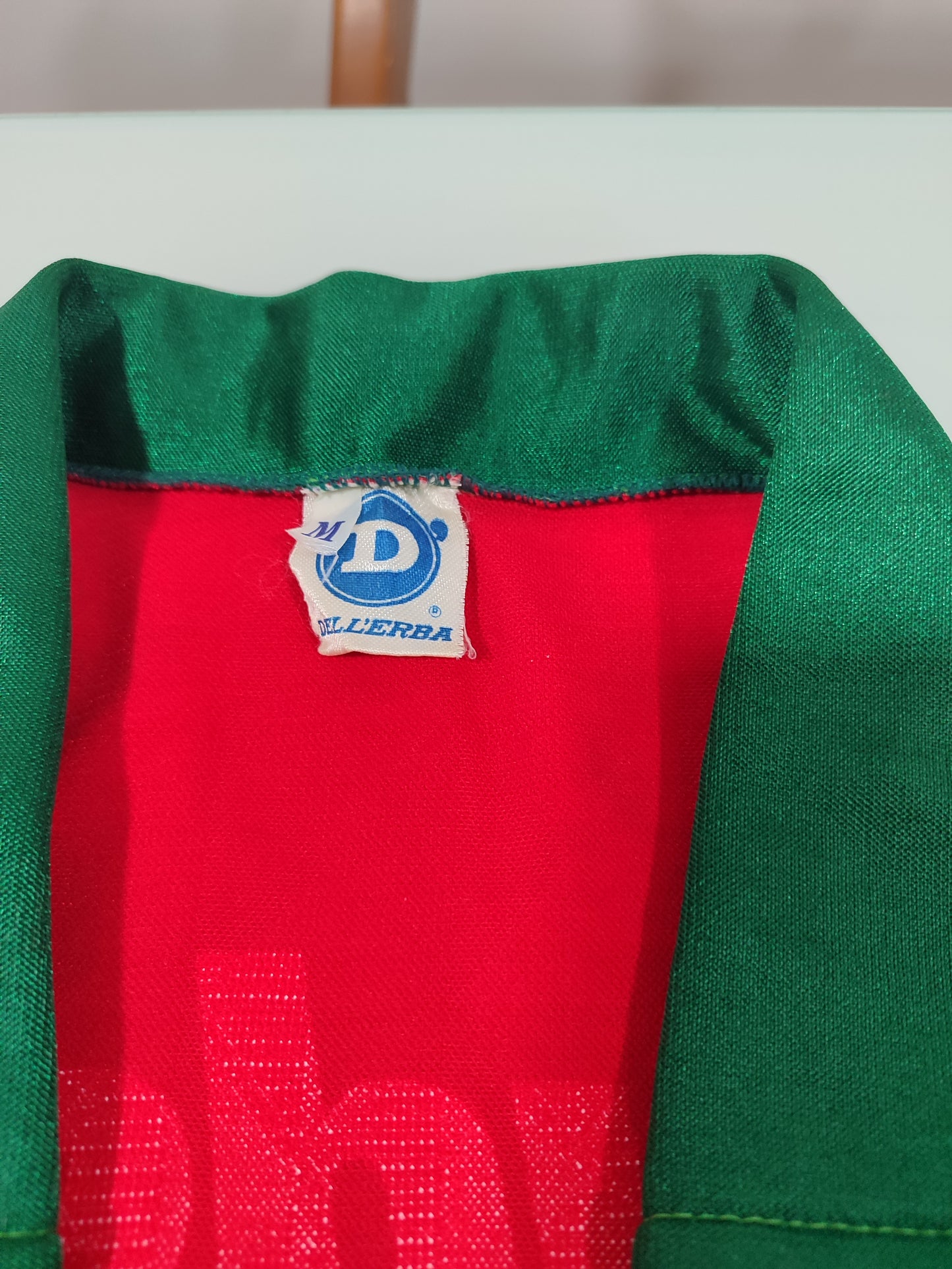 Espetacular Camisa da Portuguesa - 1990 - Dellerba - Usada em Jogo!