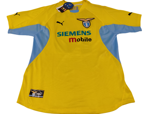 Espetacular Camisa da Lazio - Itália - 2001/2002 - Modelo Player na Etiqueta! Crespo!
