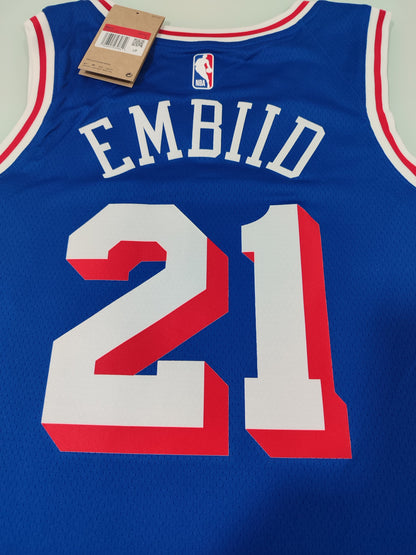 Especial NBA - Camisa Philadelphia 76Ers - Nike Icon Edition - Joel Embiid - Estoque Raro!