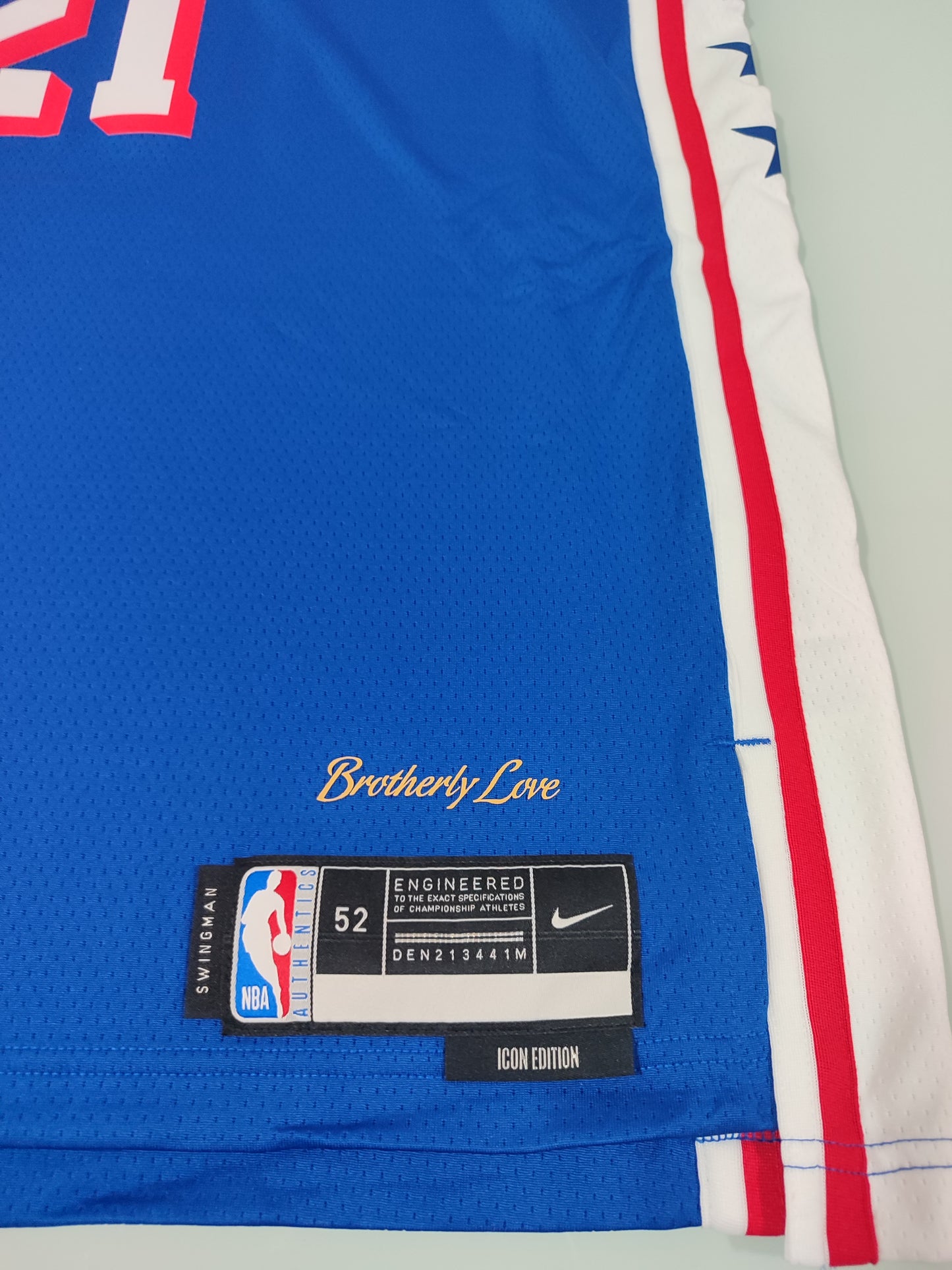 Especial NBA - Camisa Philadelphia 76Ers - Nike Icon Edition - Joel Embiid - Estoque Raro!