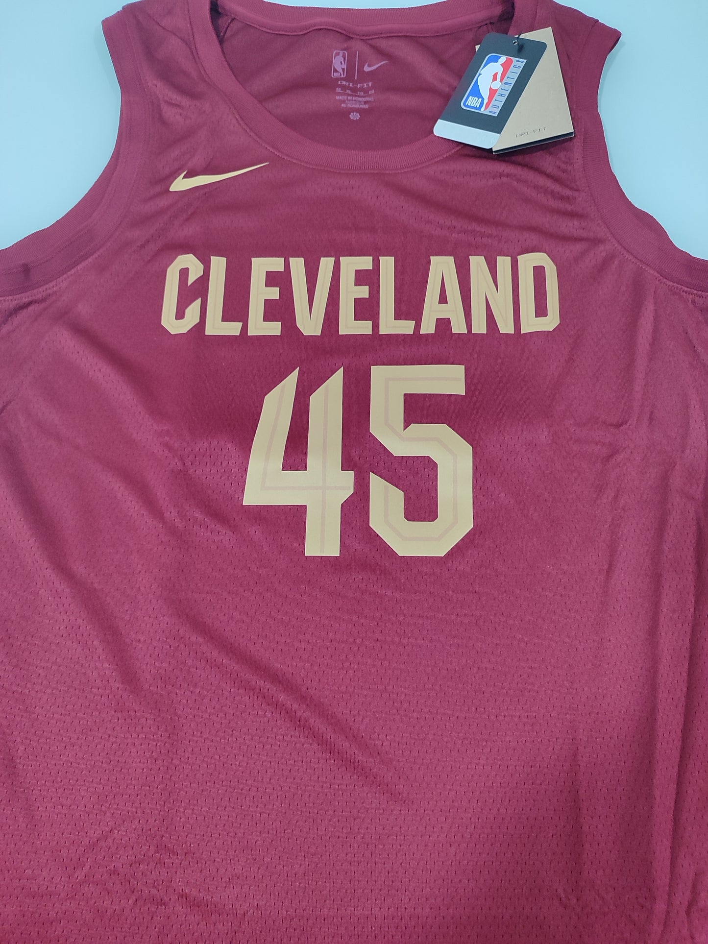 Especial NBA - Camisa Cleveland Cavaliers - Nike Icon Edition - Donovan Mitchell - Estoque Raro!