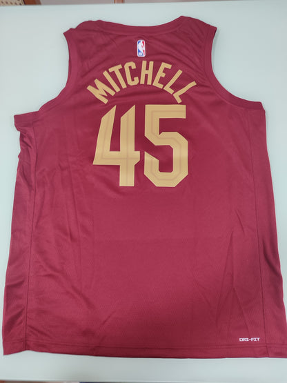 Especial NBA - Camisa Cleveland Cavaliers - Nike Icon Edition - Donovan Mitchell - Estoque Raro!