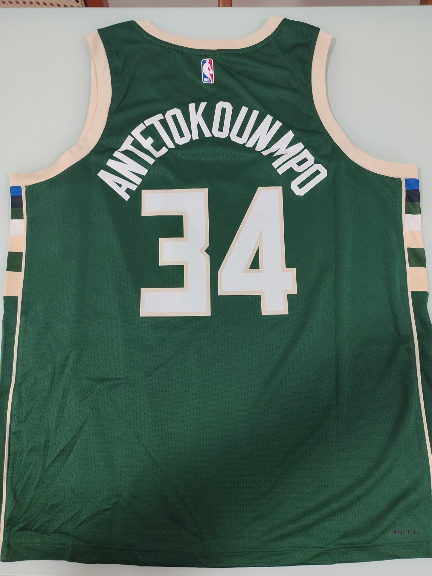 Especial NBA - Camisa Milwaukee Bucks - Nike Icon Edition - Giannis Antetokounmpo - Estoque Raro!