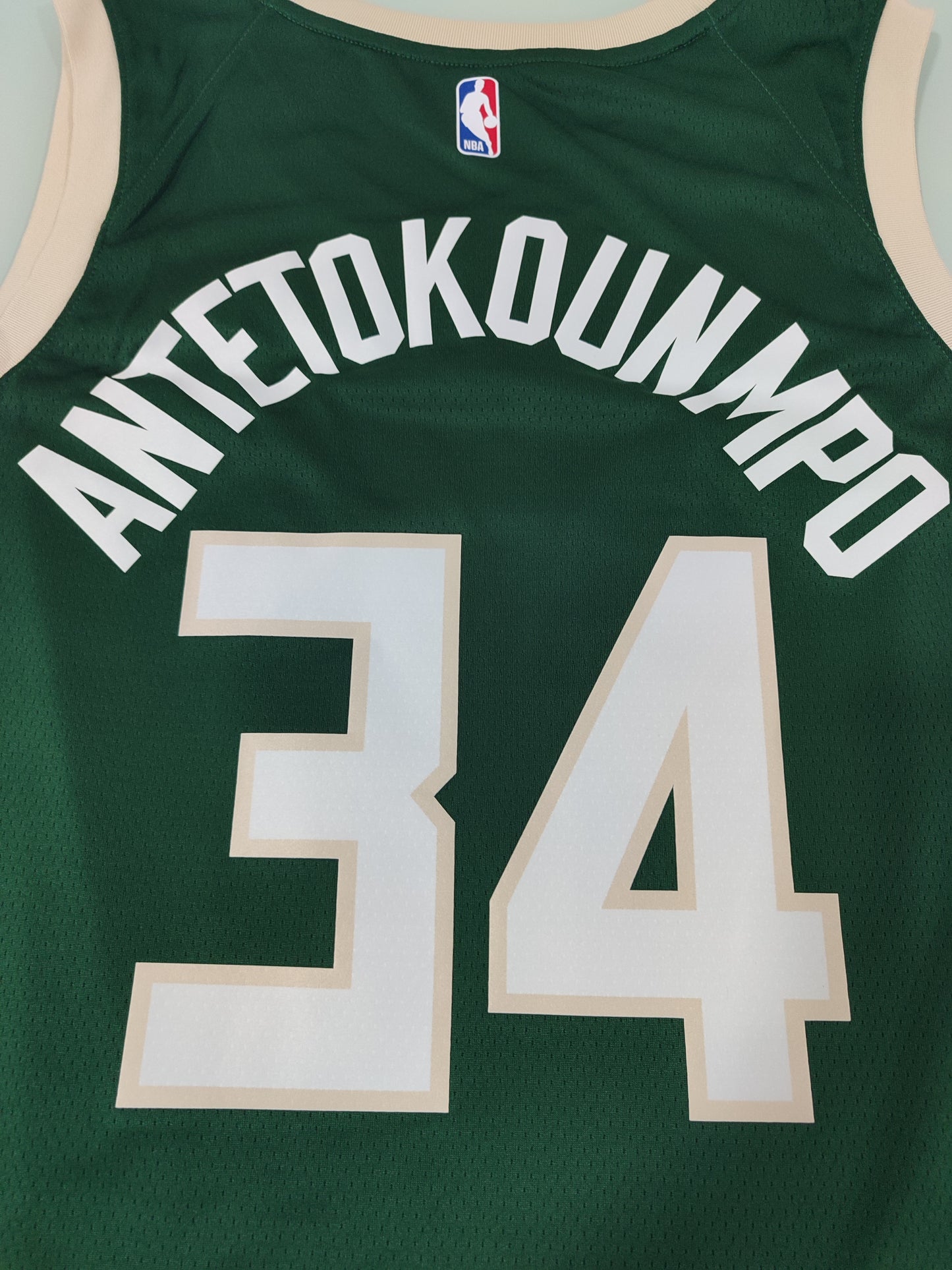 Especial NBA - Camisa Milwaukee Bucks - Nike Icon Edition - Giannis Antetokounmpo - Estoque Raro!