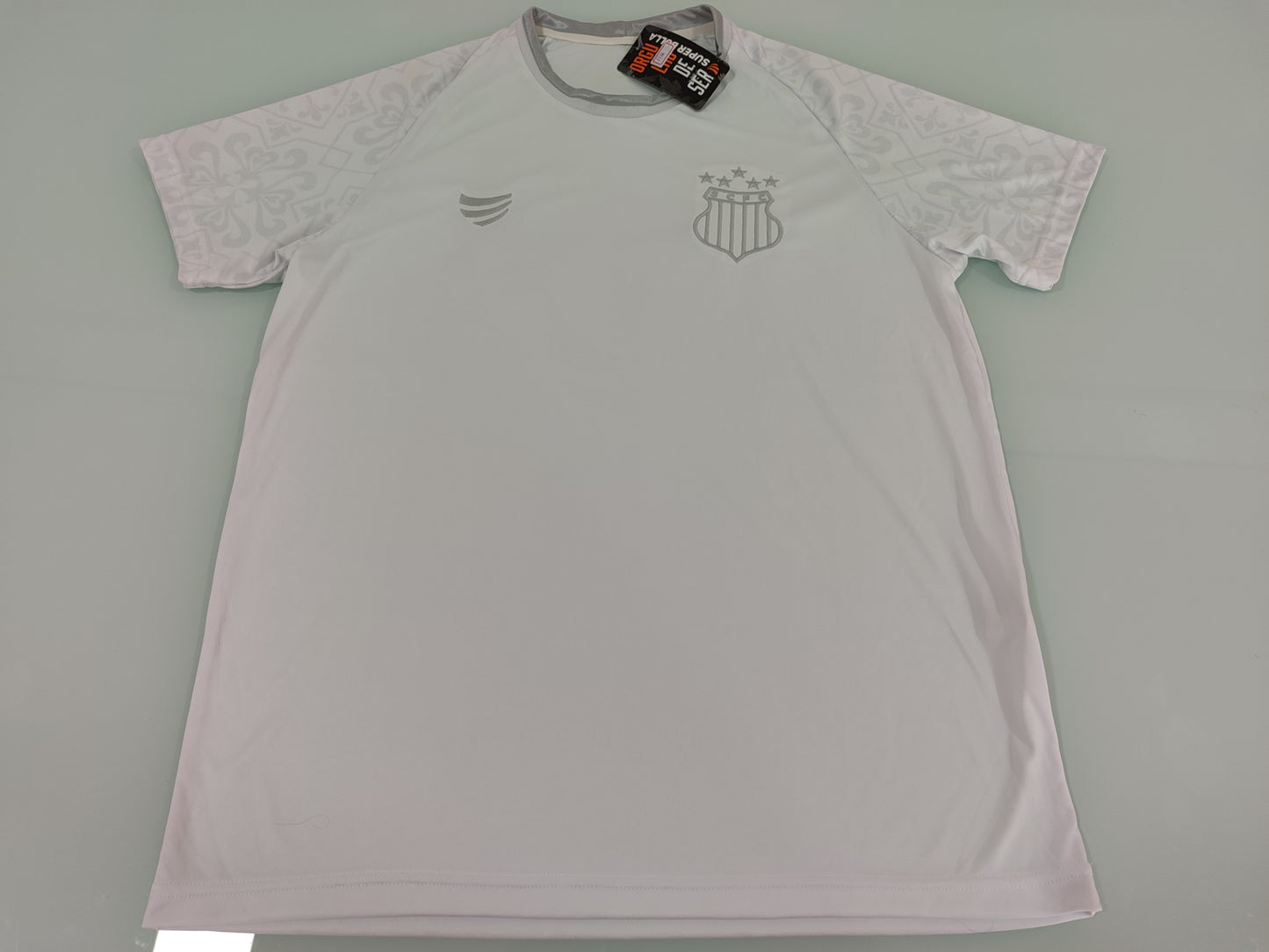 Espetacular Camisa Sampaio Corrêa - All White - Azulejos - de Coleção!