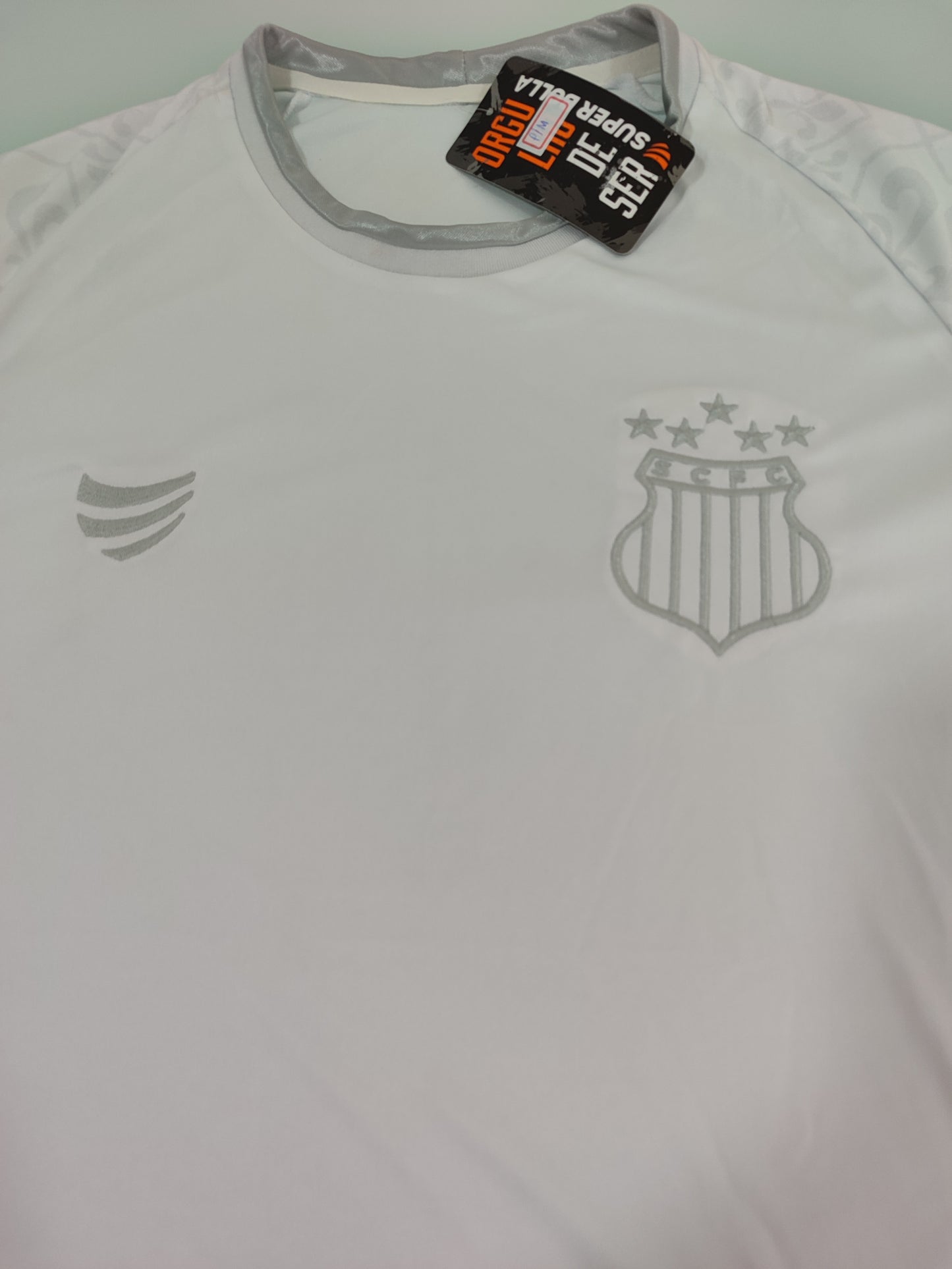Espetacular Camisa Sampaio Corrêa - All White - Azulejos - de Coleção!