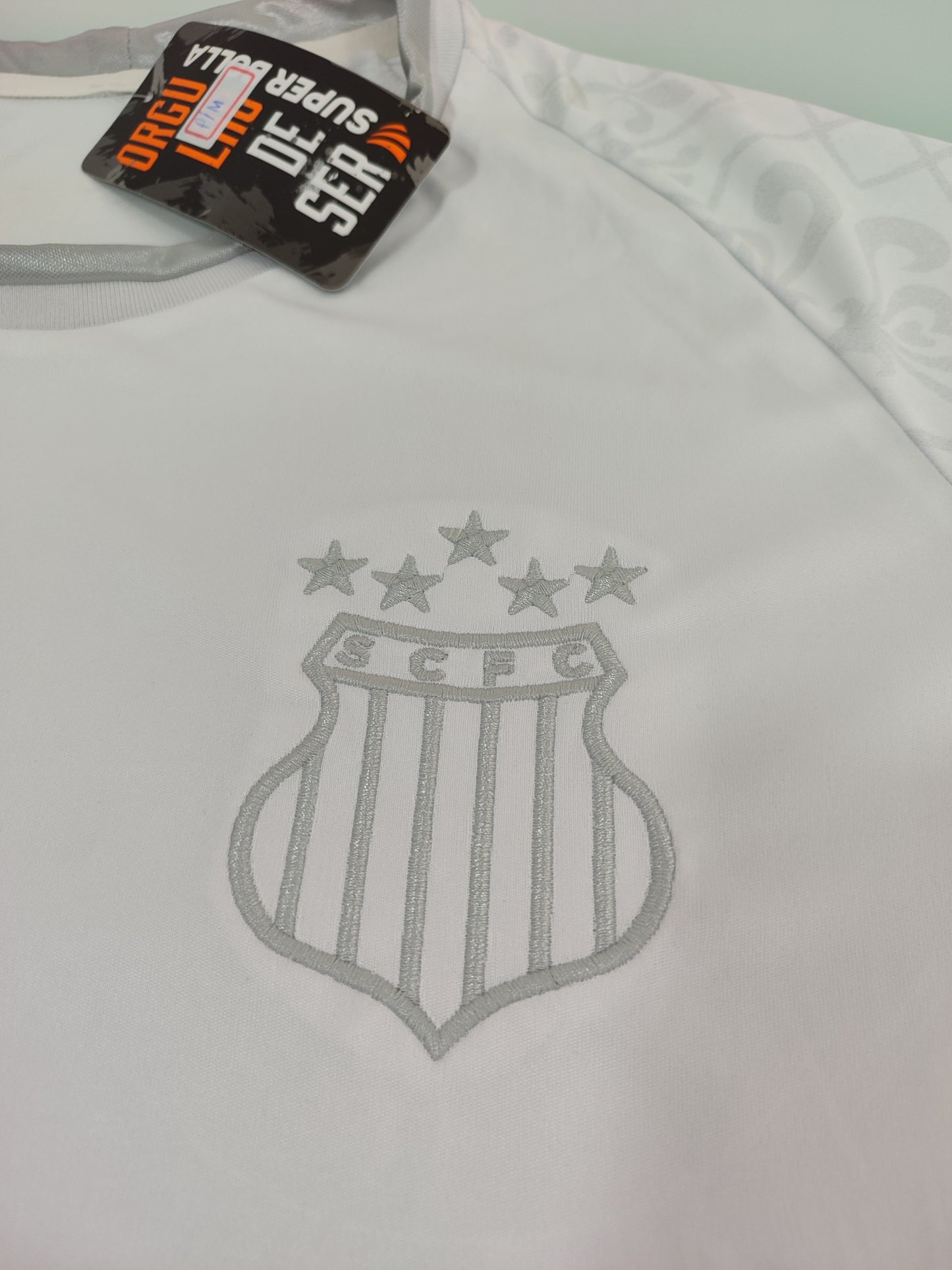 Espetacular Camisa Sampaio Corrêa - All White - Azulejos - de Coleção!