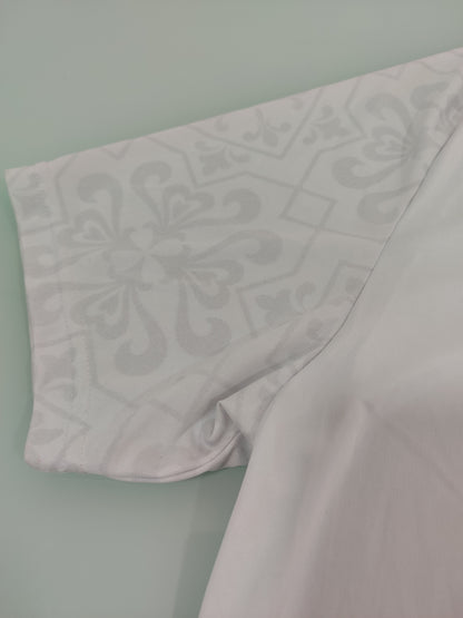 Espetacular Camisa Sampaio Corrêa - All White - Azulejos - de Coleção!