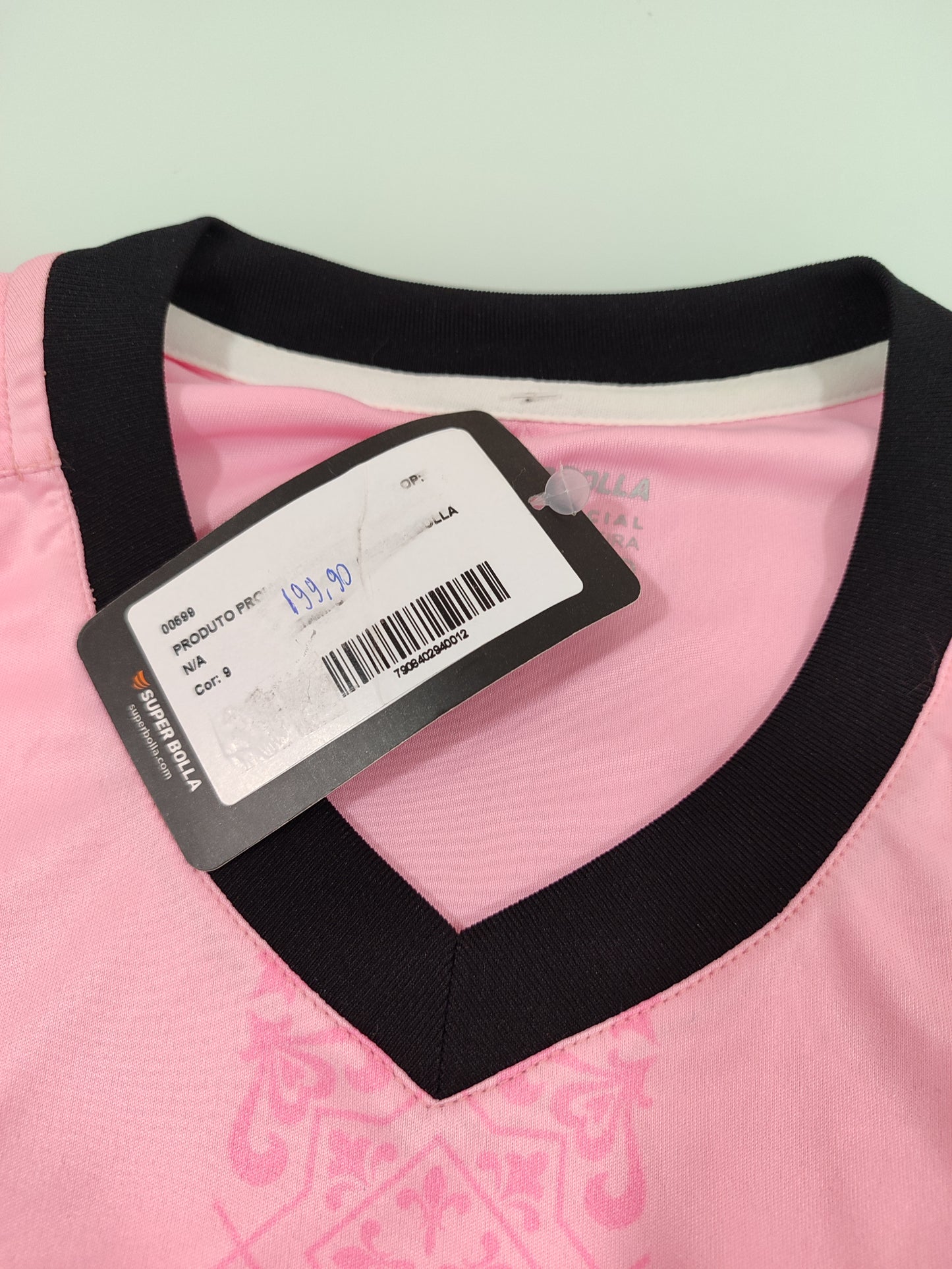 Espetacular Camisa Sampaio Corrêa - Outubro Rosa - Azulejos - de Coleção!