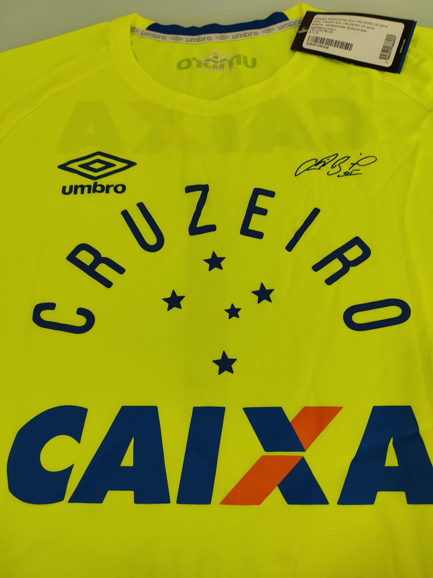Raridade Absoluta - Cruzeiro - Goleiro Fábio - 2016 Jogo - Na Etiqueta! De Coleção!