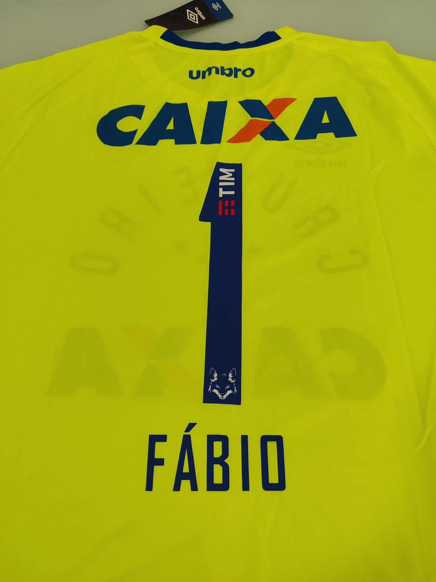 Raridade Absoluta - Cruzeiro - Goleiro Fábio - 2016 Jogo - Na Etiqueta! De Coleção!