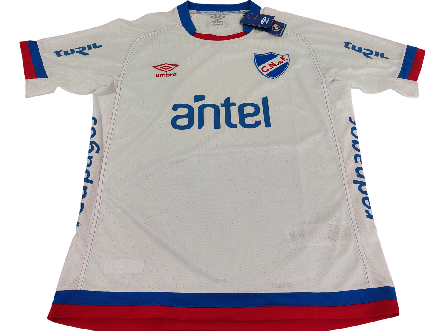 Raridade do Uruguai ! Espetacular Camisa do Nacional - Modelo Jogador - Na Etiqueta - de Coleção!
