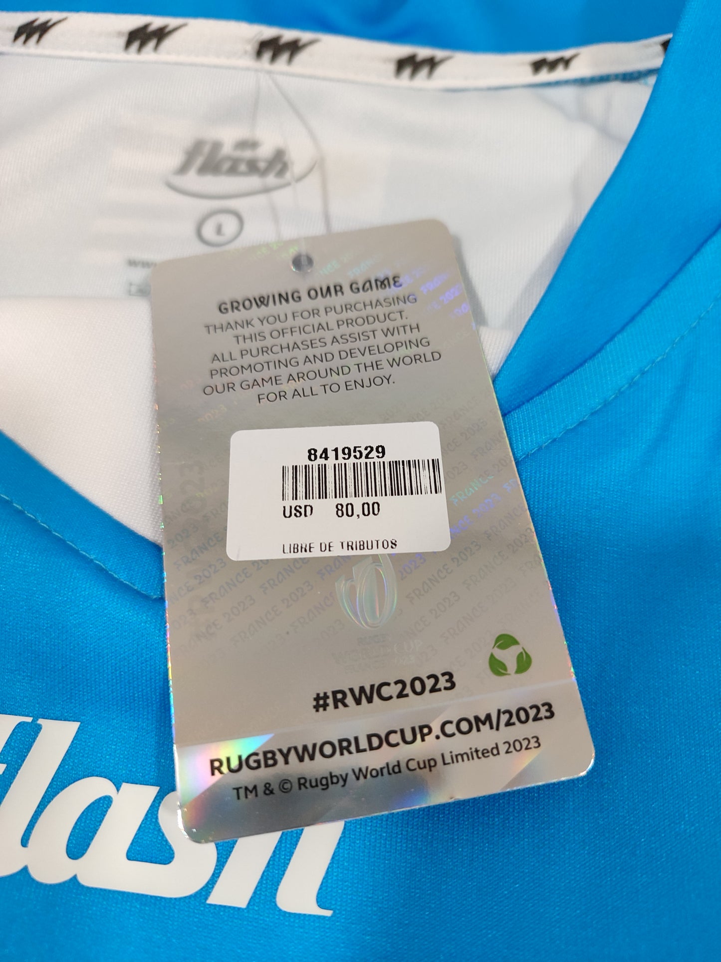Espetacular Camisa do Uruguay - Los Teros - Rugby World Cup - Exclusividade no Brasil!