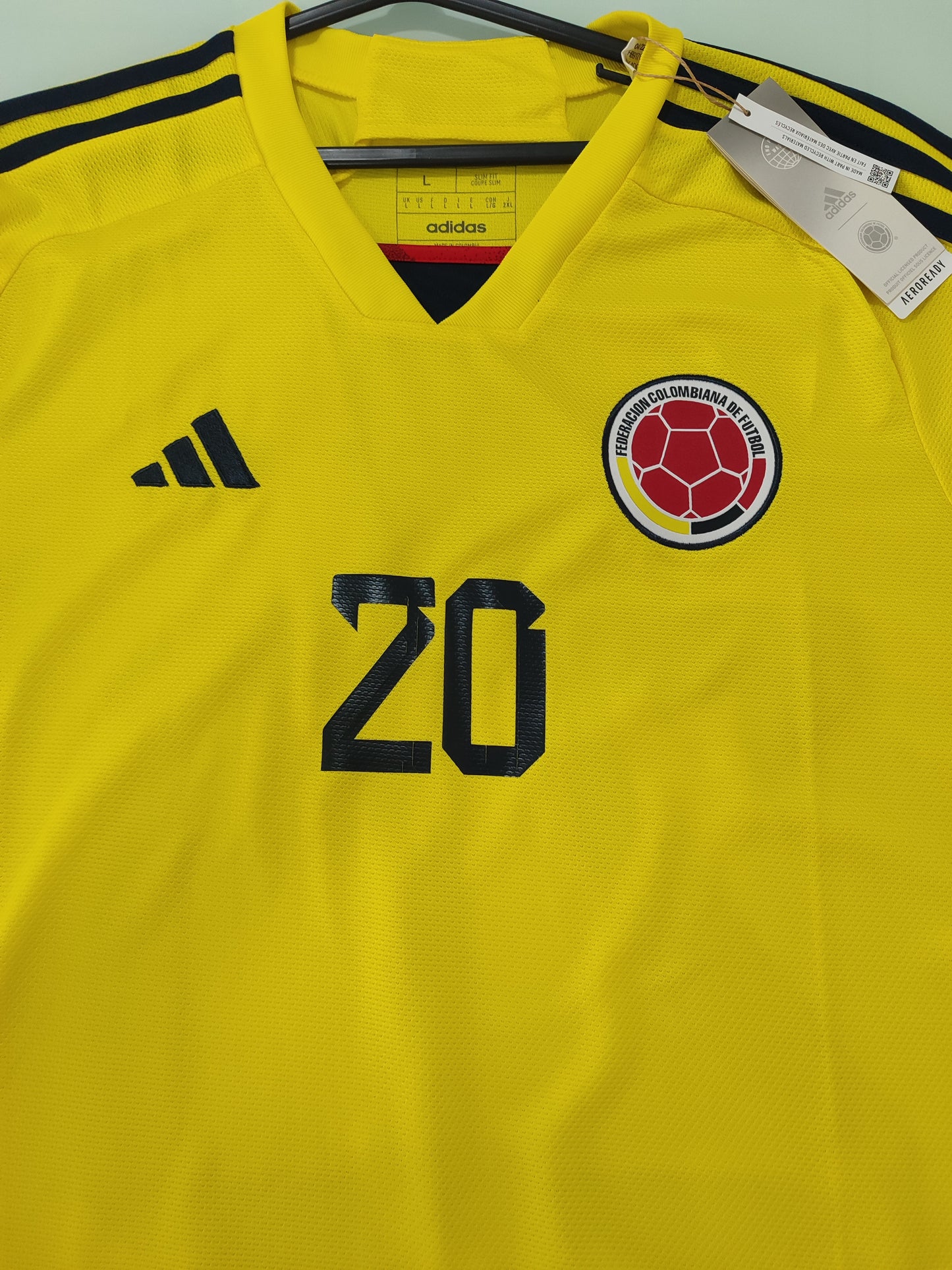 Camisa Colômbia - #20 Yaser Asprilla 2022/2023