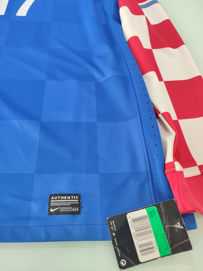 Camisa Croácia Player - Mangas Longas - #17 Mario Mandžukić