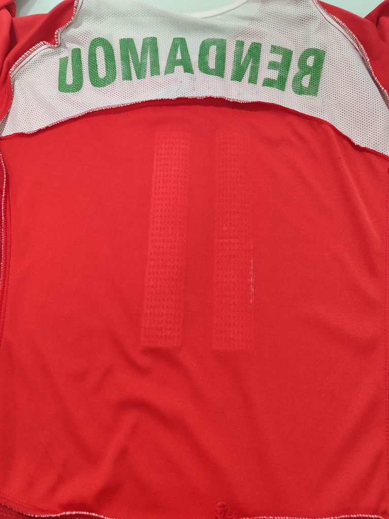 Raríssima Camisa Marrocos 2005 Nike Total 90 - #11 Tarik Bendamou - Usada vs Brasil no Mundial - de Coleção