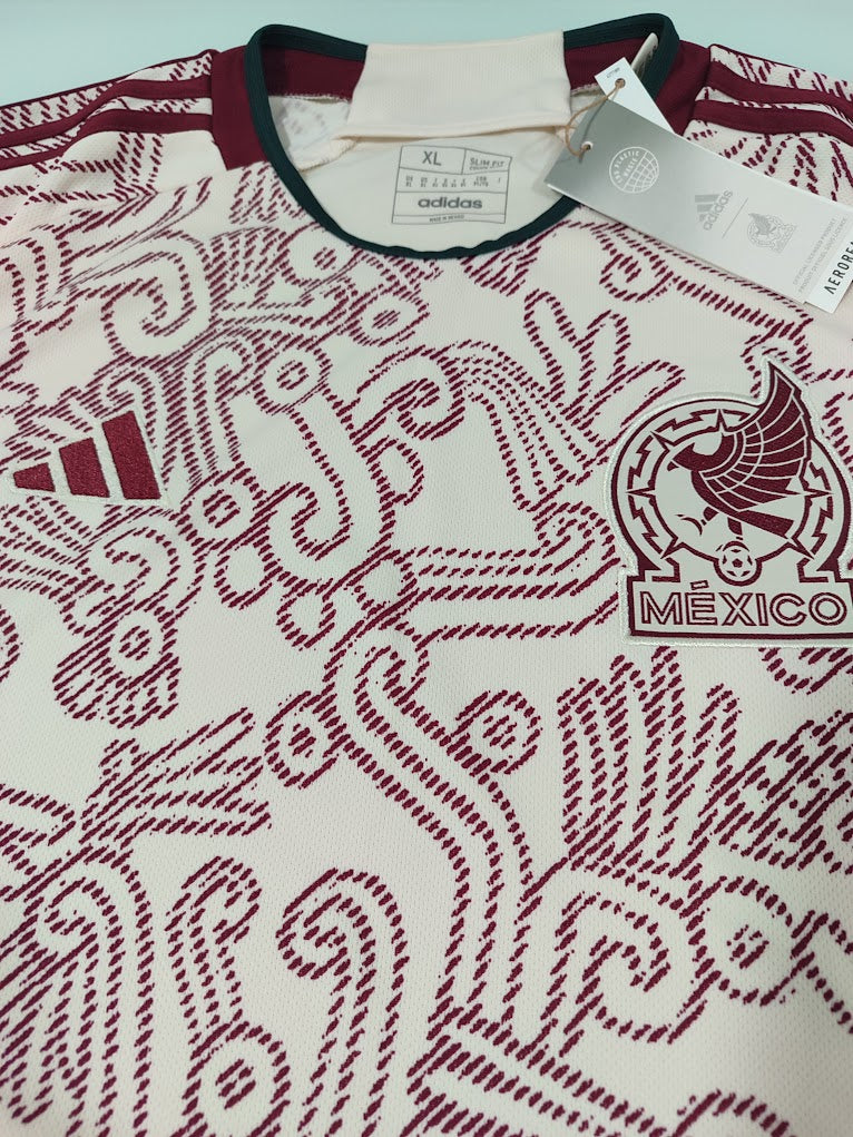 Linda Camisa México Away Copa do Mundo 2022 - de Coleção