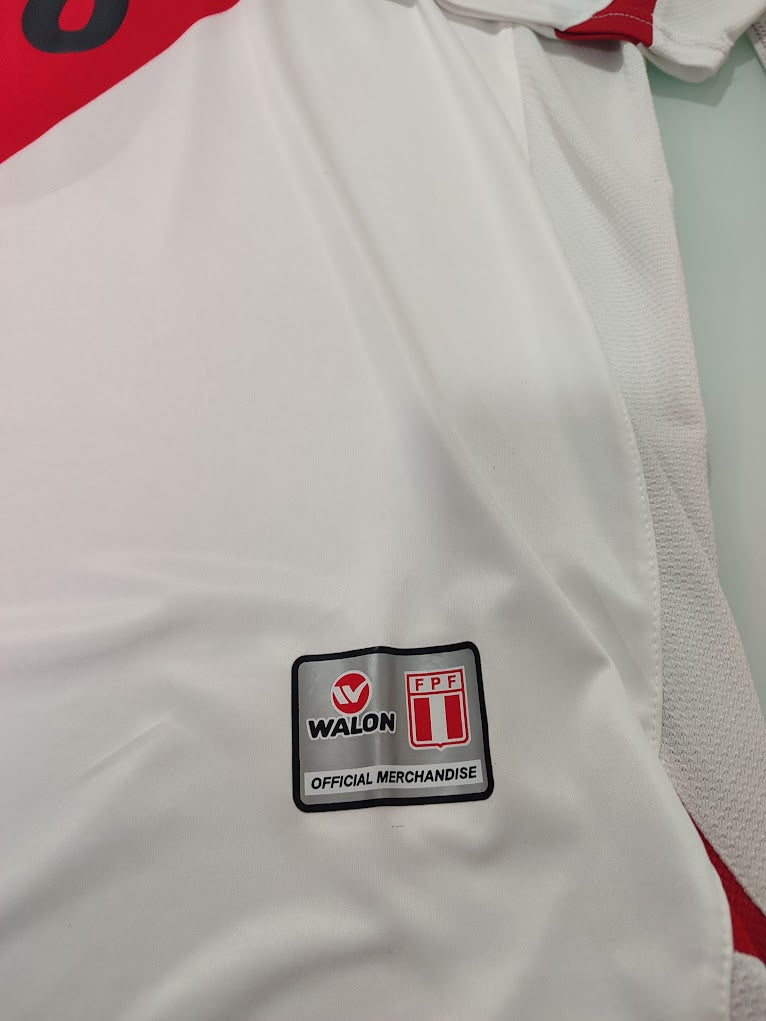 Linda Camisa Peru Home 2008/2010 - #6 Juan Manuel Vargas - de Coleção