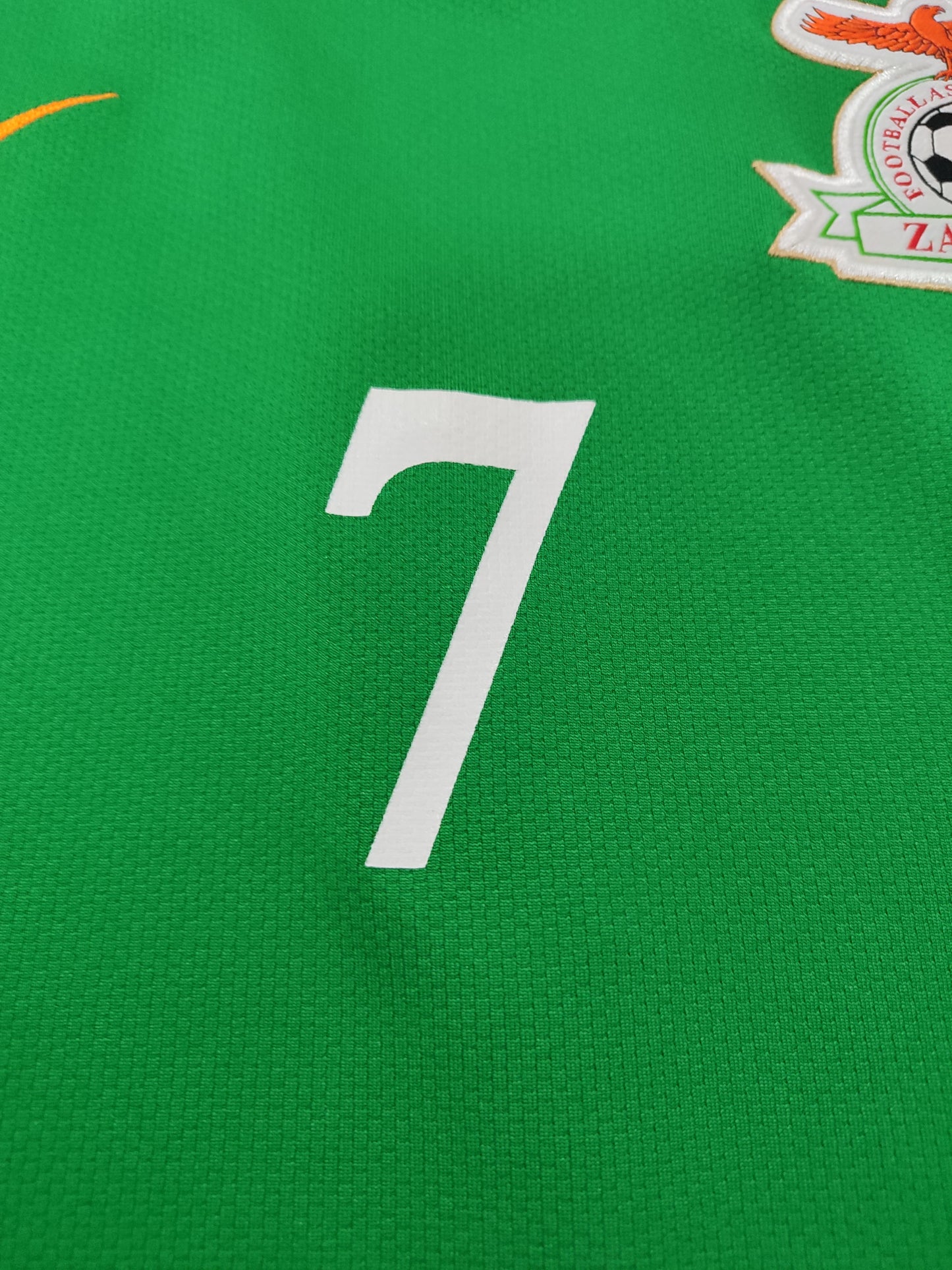 Raríssima Camisa de Zâmbia 2013 Nike - Usada em Jogo - de Coleção