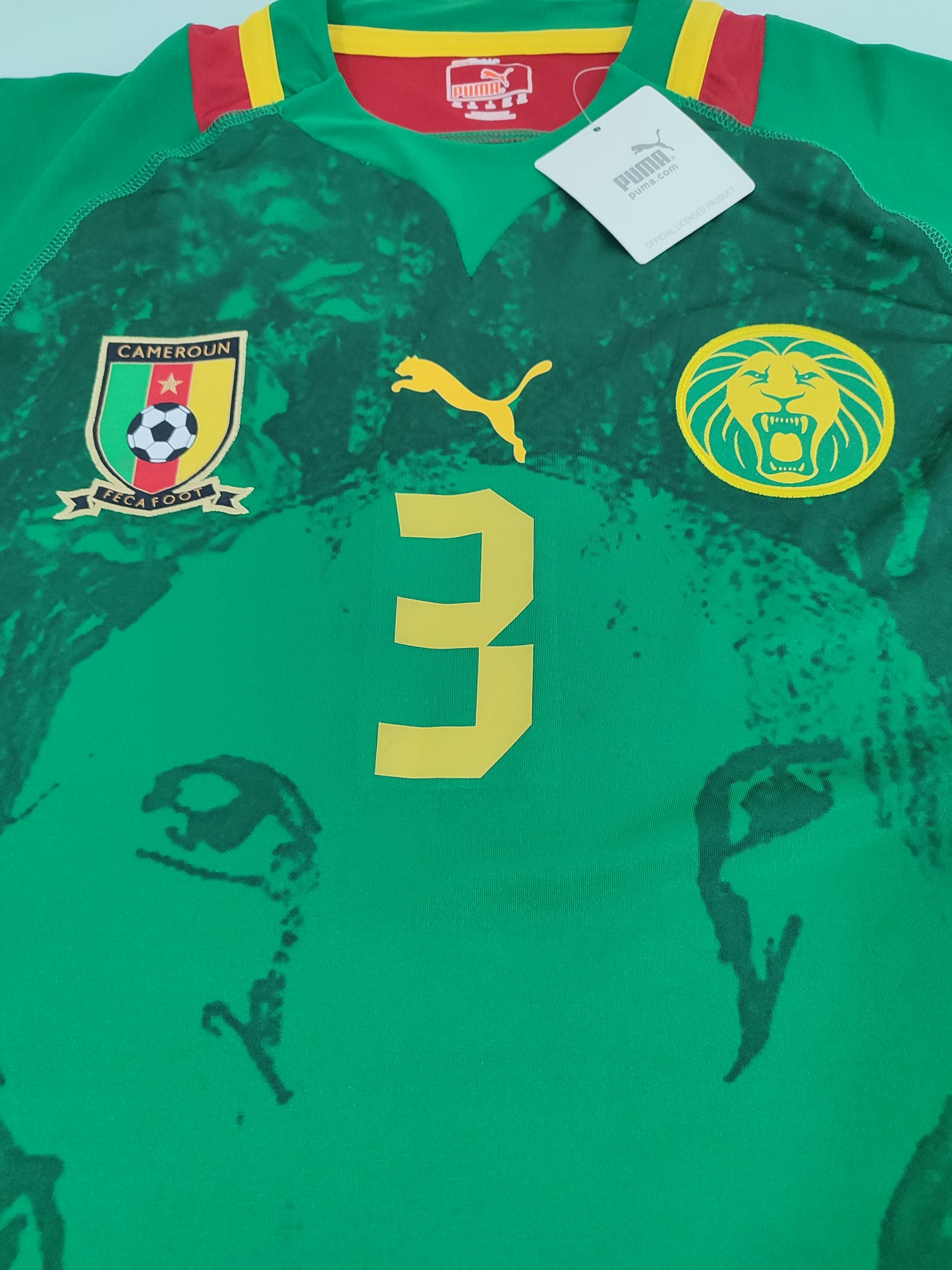 Camisa Camarões 2011 Puma Jogador N'Koulou #3 Rara