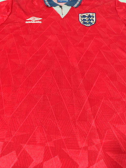 Camisa Inglaterra 1990 Away Umbro Vintage Lineker #10 Rara G