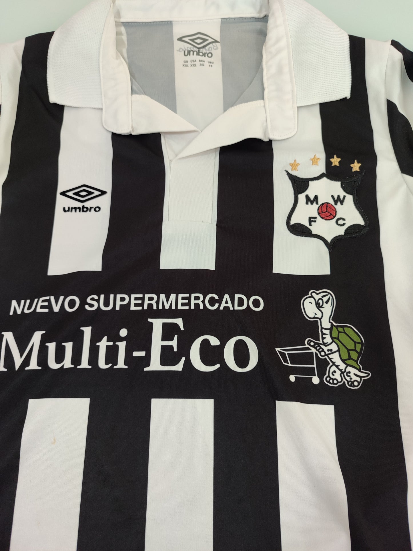 Montevideo Wanderers - Uruguai · Matchworn · #7 Mangas Largas