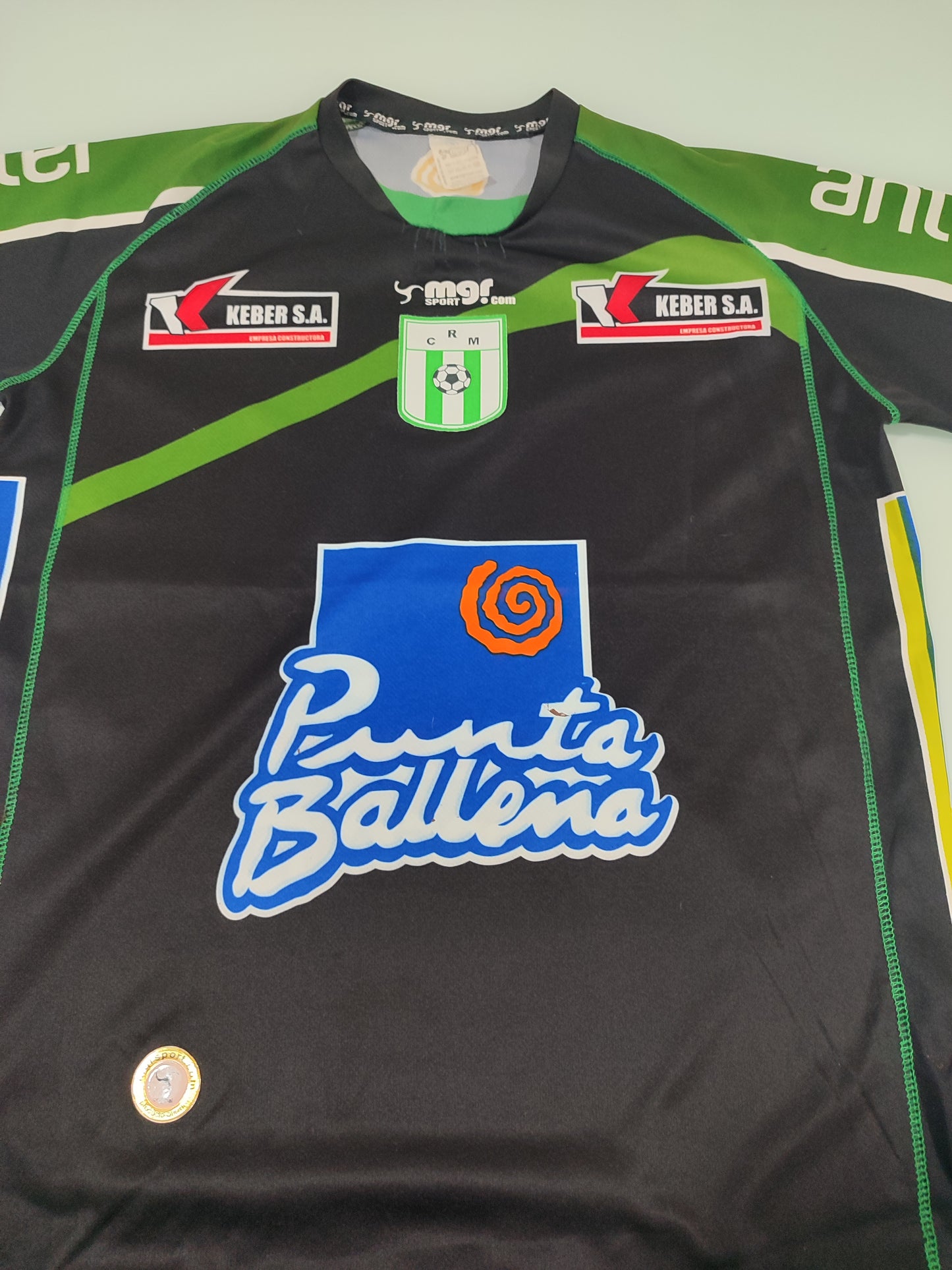 Racing Club Montevideo - Uruguai - 2013 · Matchworn · #4 Gonzalo Aguiar