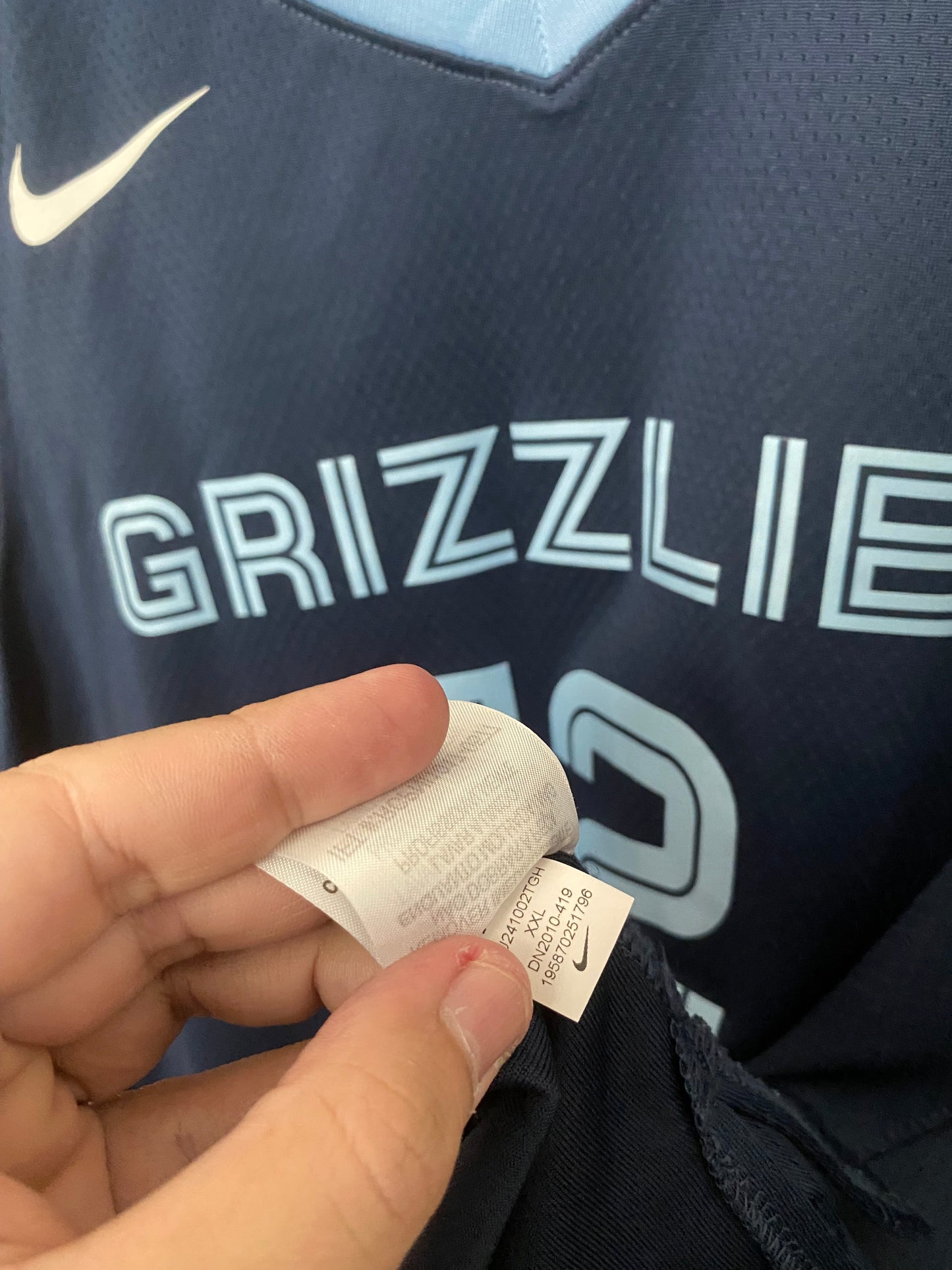 Regata NBA Grizzlies