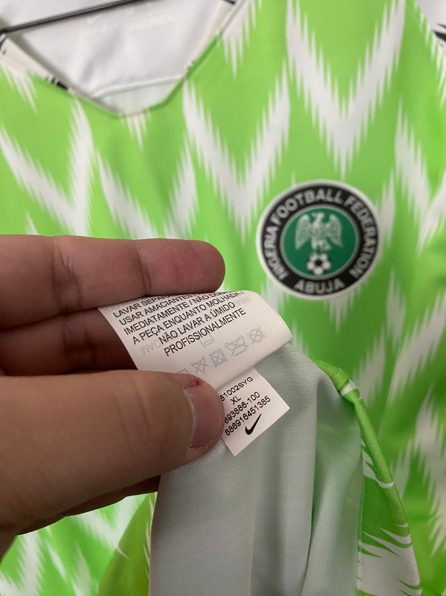Camisa Nigéria Titular 2018