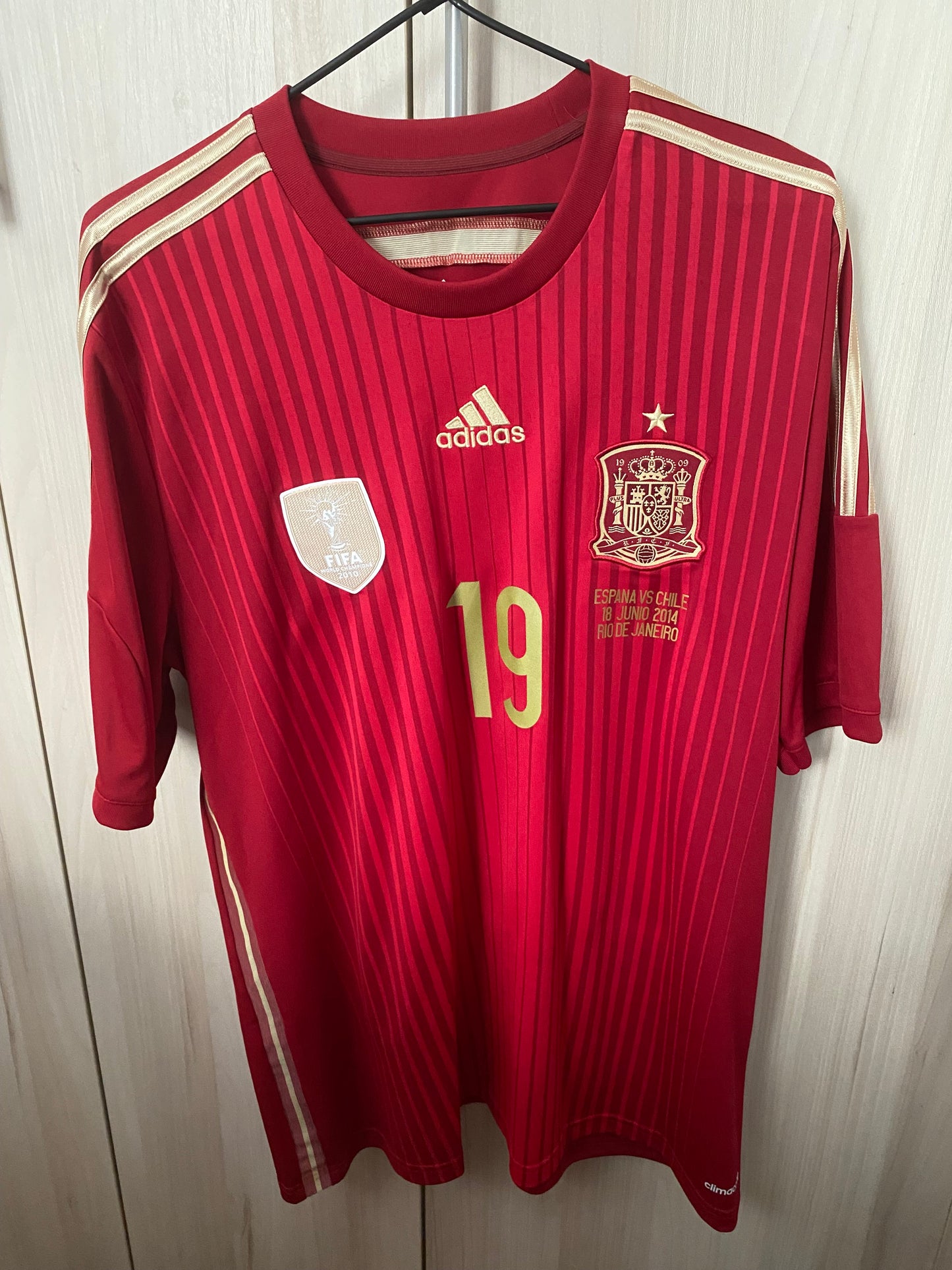 Camisa Espanha Titular 2014