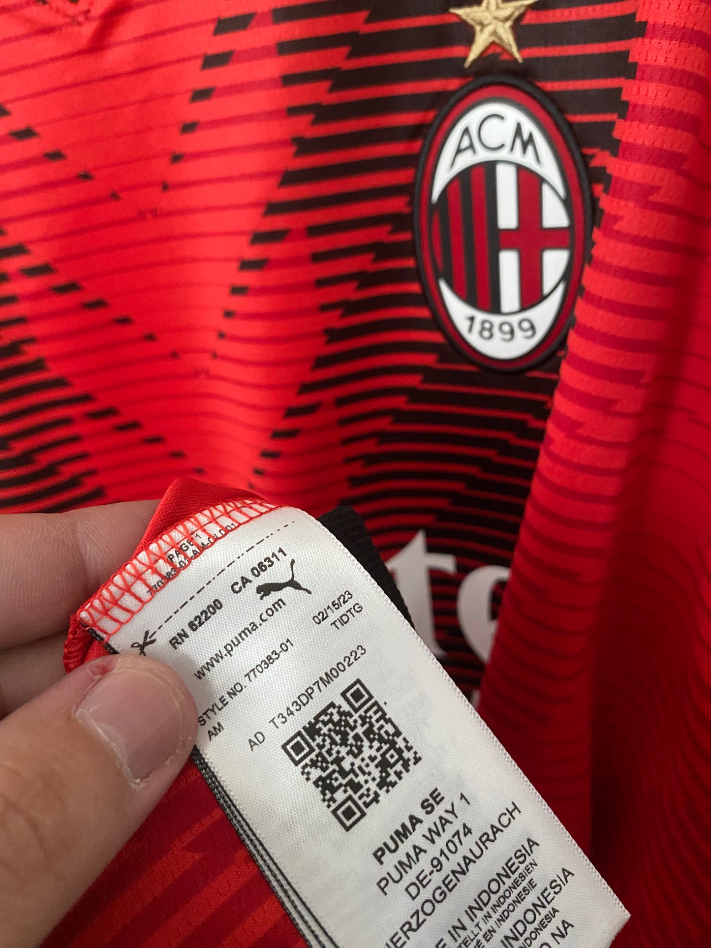 Camisa Milan Titular 2024
