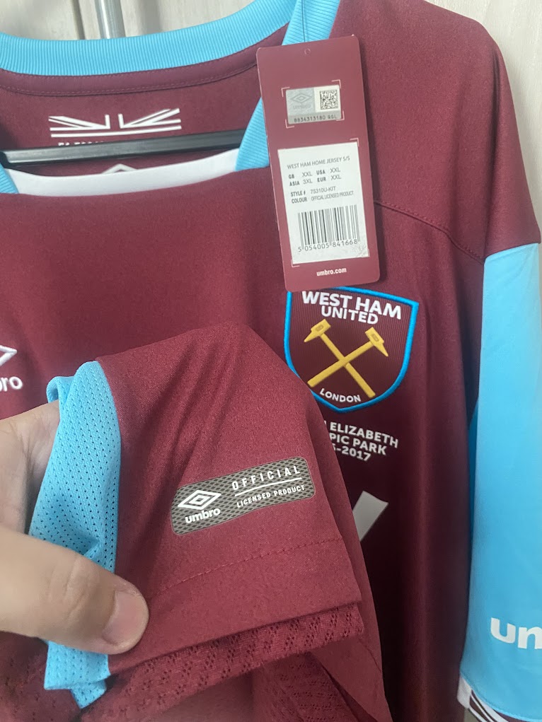 WEST HAM HOME 2017