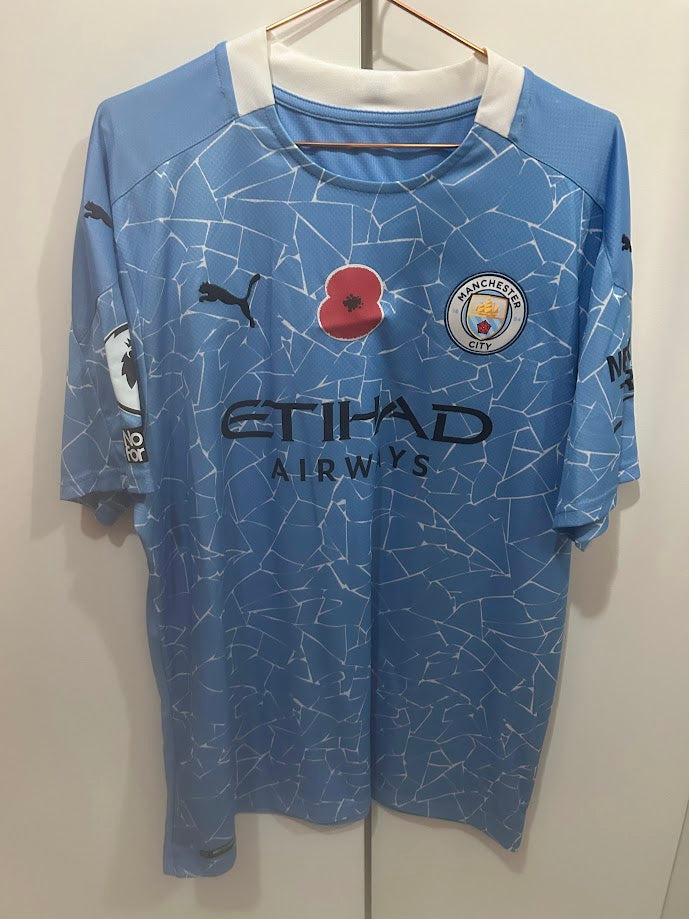 CAMISA MAN CITY HOME 20/21 - DE BRUYNE #17