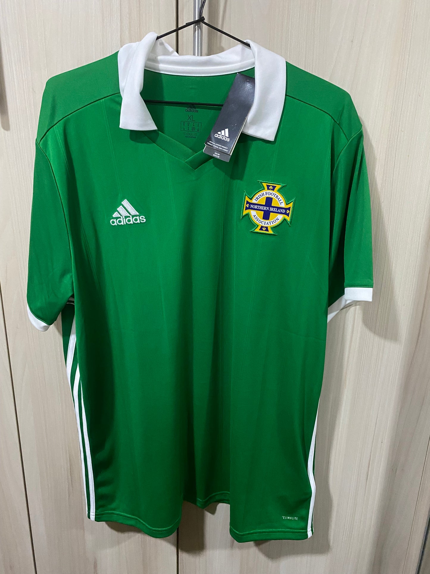 RARA E LINDA CAMISA DO NOVORIZONTINO – 1993 FINTA - DE JOGO! E Camisa da Irlanda do Norte 2017!