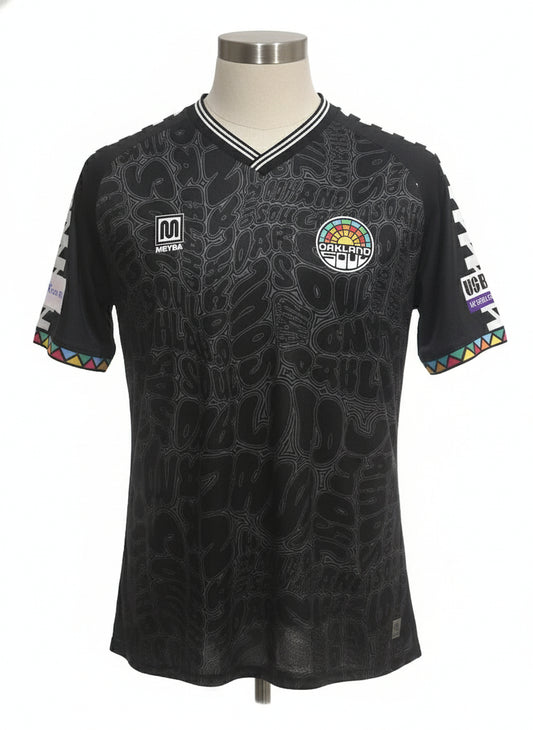 CAMISA OFICIAL - OAKLAND SOUL SC 2023 - HOME (PRETA "ROOTED IN POWER")