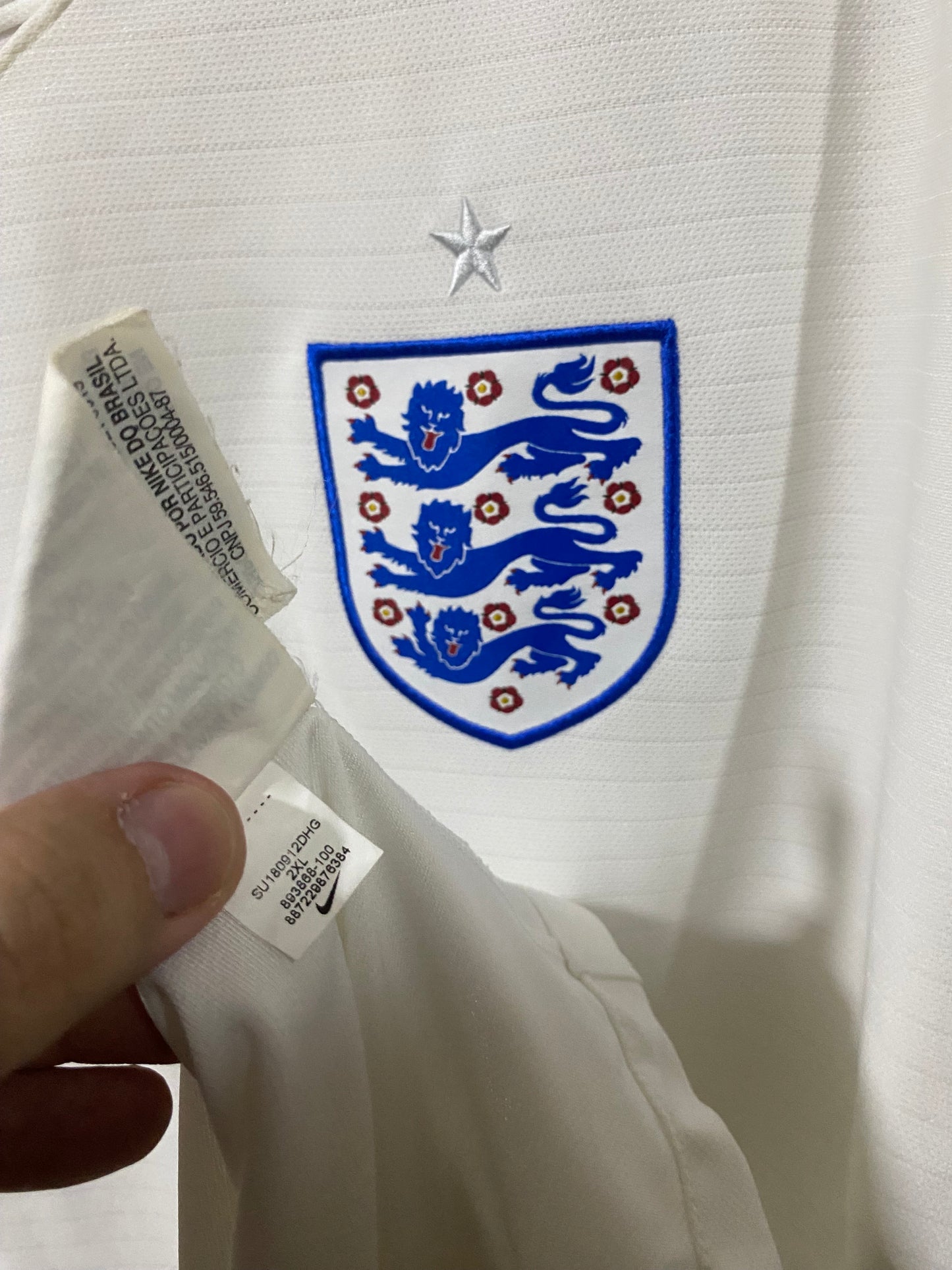 Camisa Inglaterra Home 2018-19 Nike - Copa do Mundo Rússia
