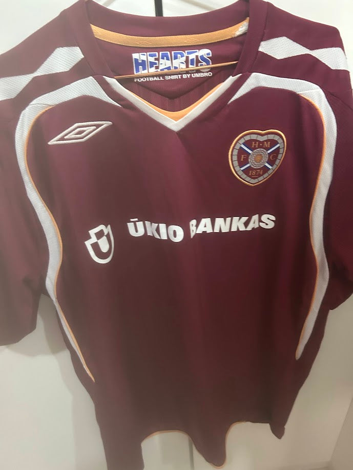 CAMISA HEARTS FC HOME 2007/2008