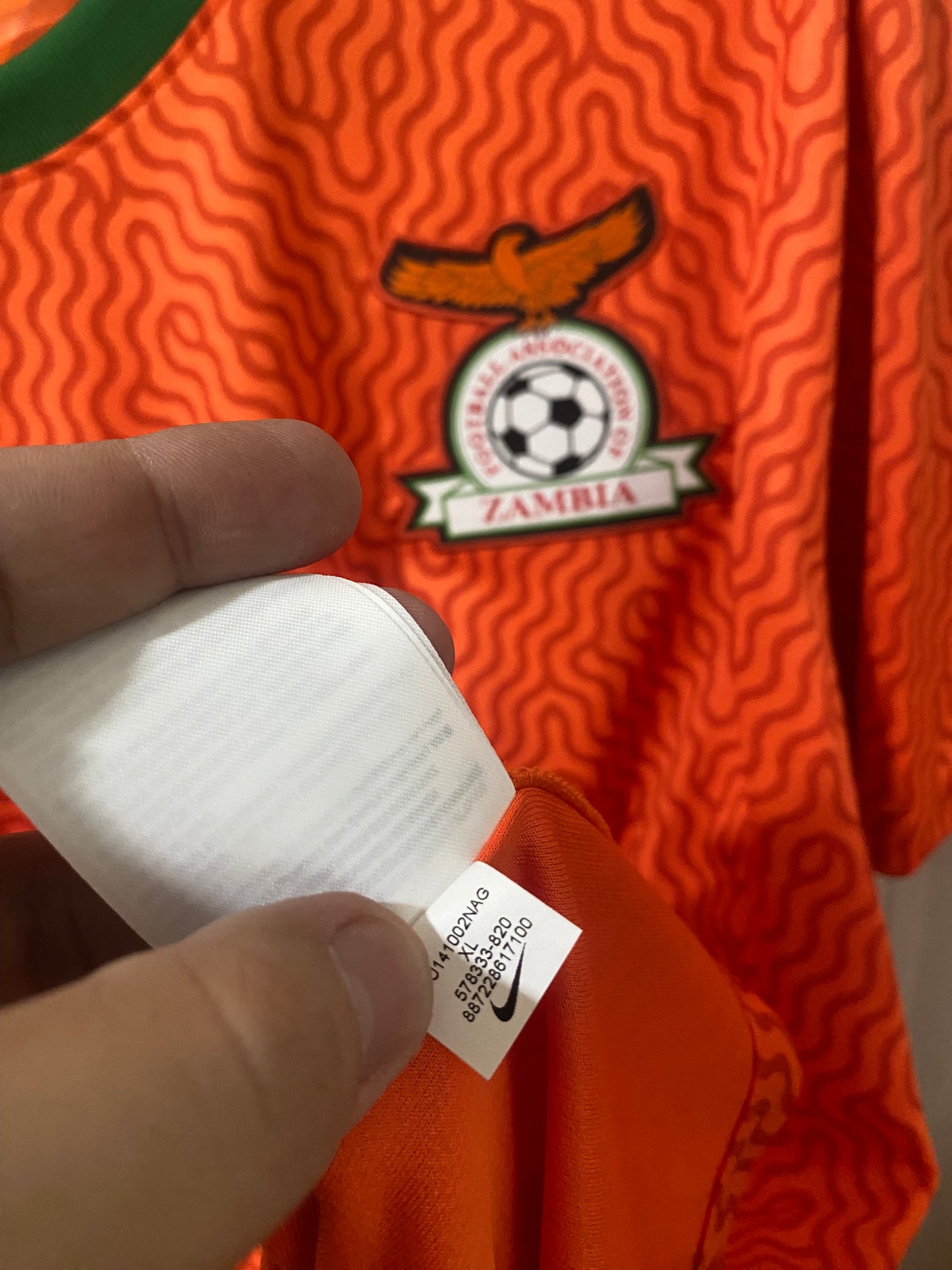 Camisa Zâmbia Home 2014 – GG