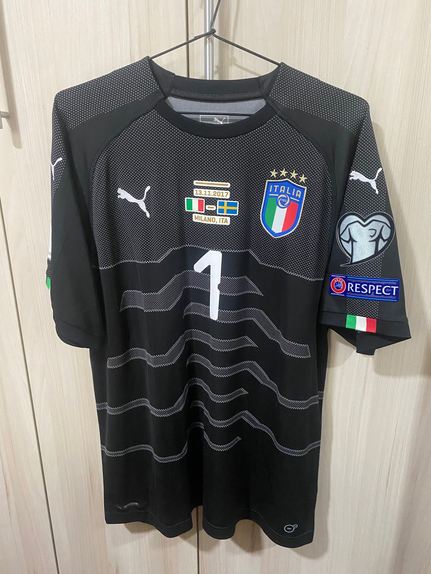 Camisa Itália Goleiro 2017 – GG