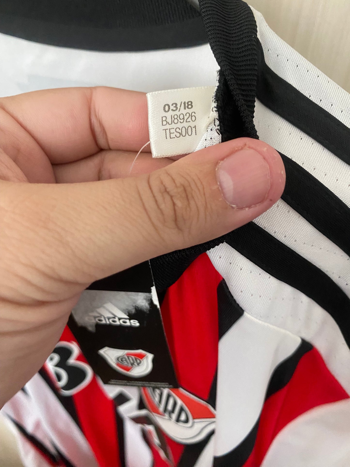 Camisa River Plate Away 2018 – Tamanho GG