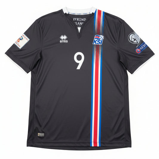 Camisa Islândia Third 2016/18 – Errea – Sigþórsson #9