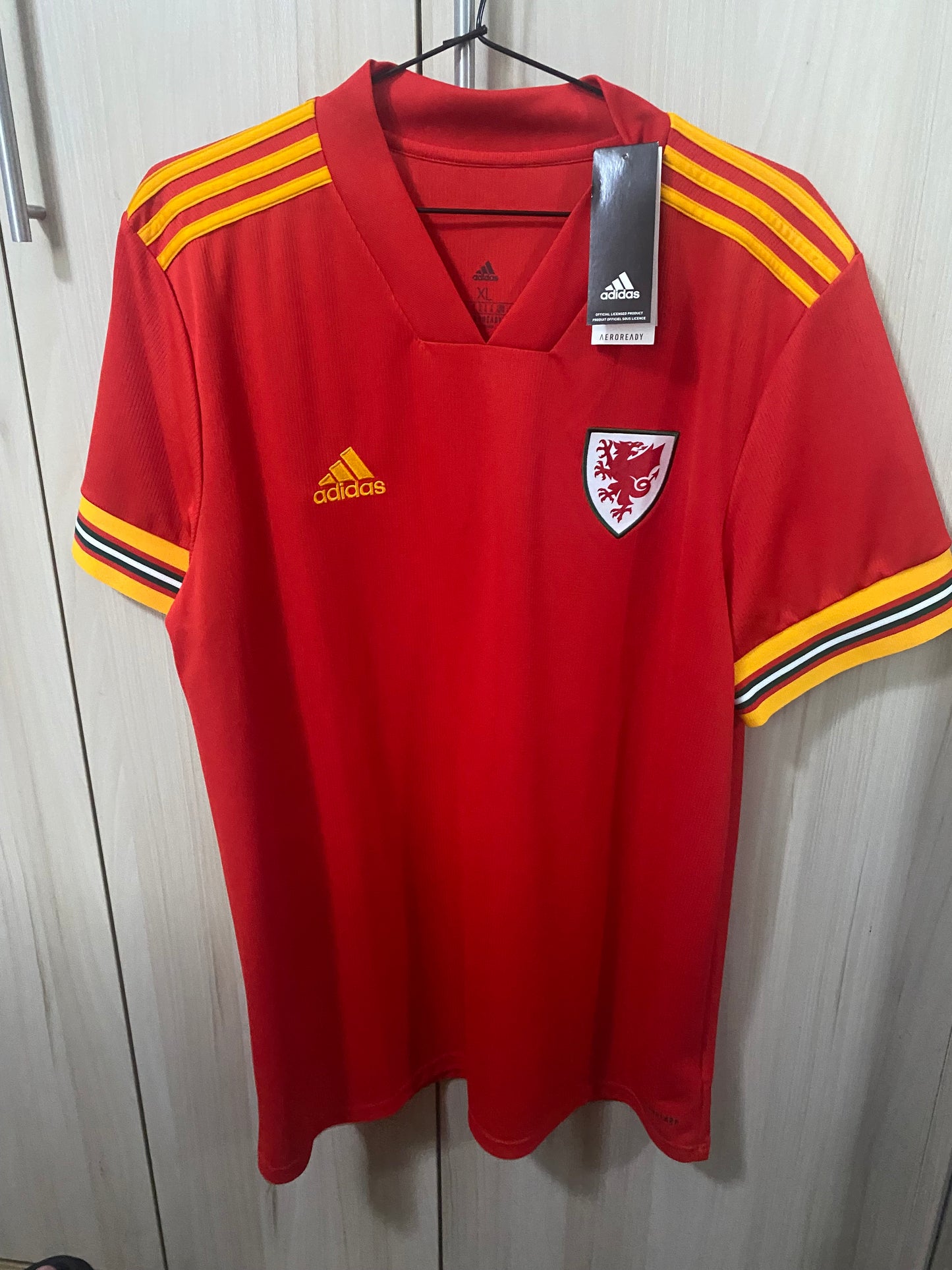 Camisa País de Gales Home 2020 Adidas - Nova com Etiqueta