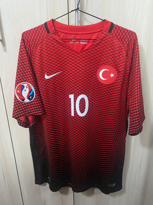 Camisa Turquia Home 2016 Nike #10 - Eurocopa França