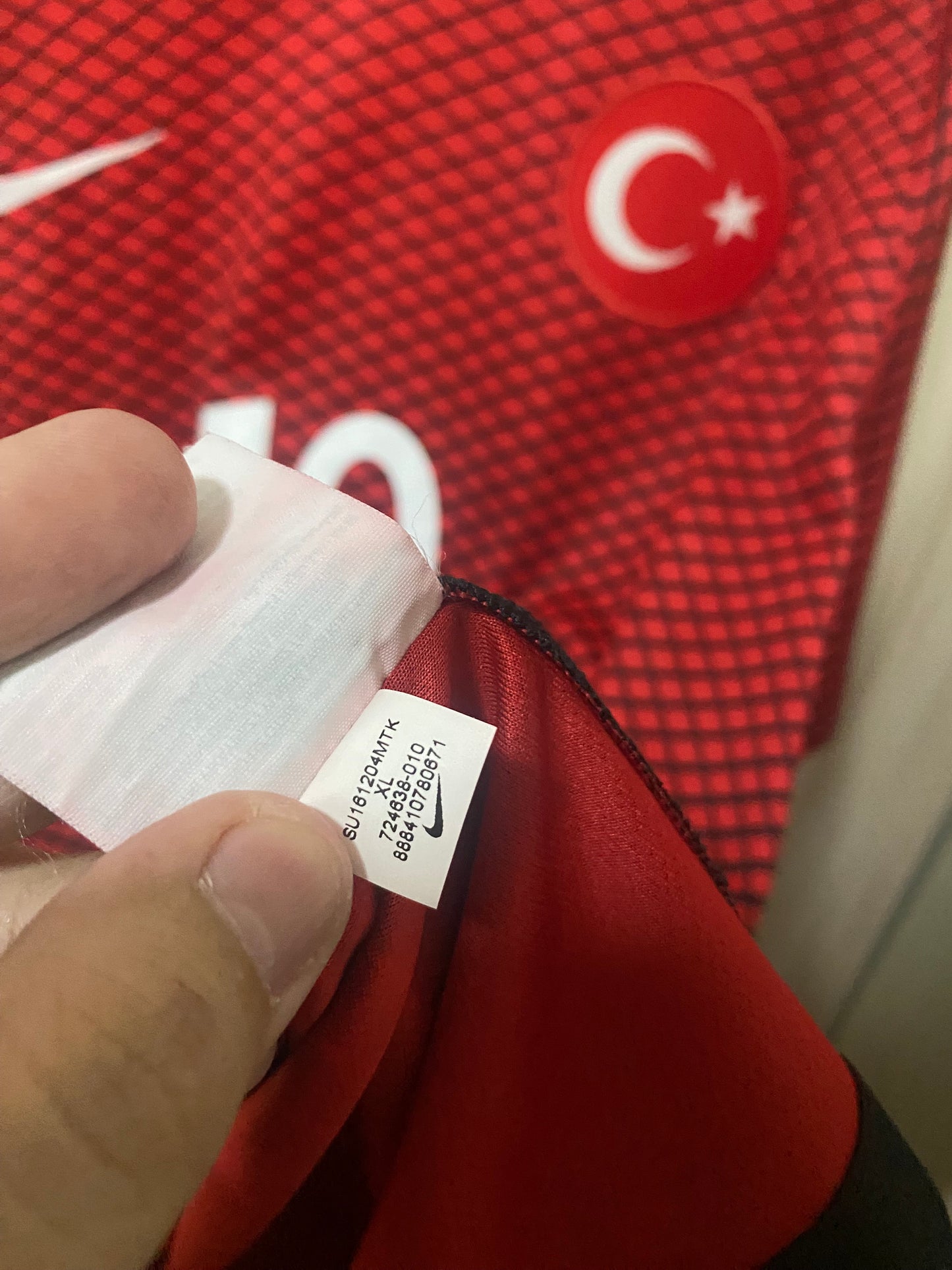 Camisa Turquia Home 2016 Nike #10 - Eurocopa França