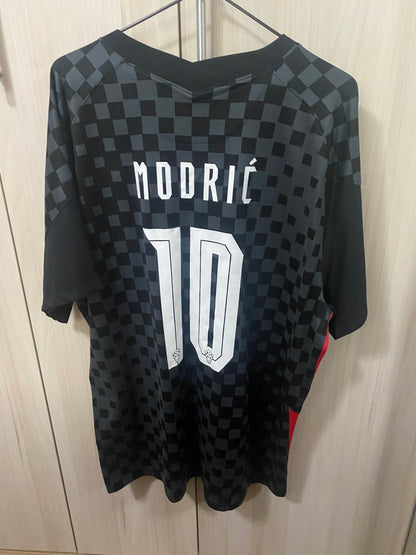 Camisa Croácia Away 2020 Nike Modrić #10 - Xadrez