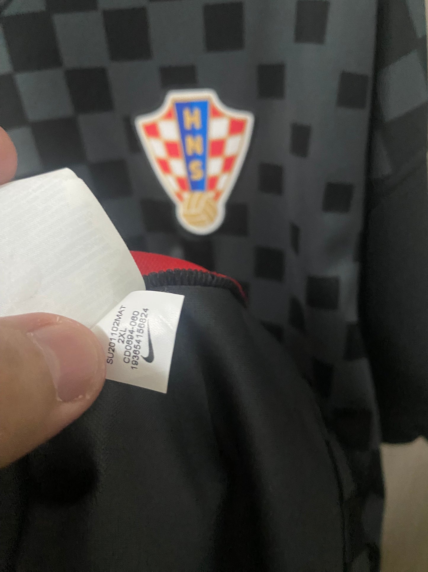 Camisa Croácia Away 2020 Nike Modrić #10 - Xadrez