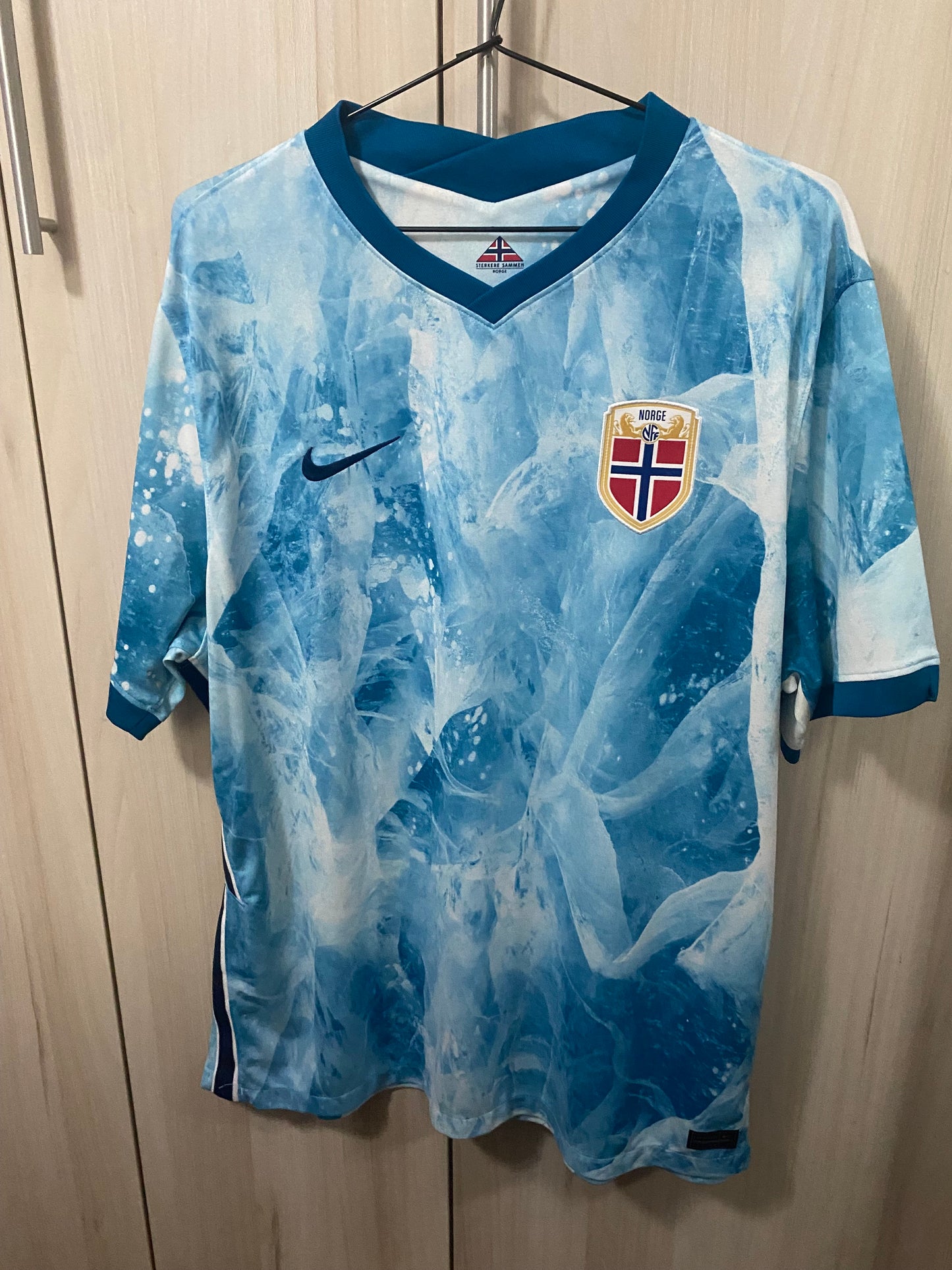 Camisa Noruega Away 2021 Nike - Edição Gelo