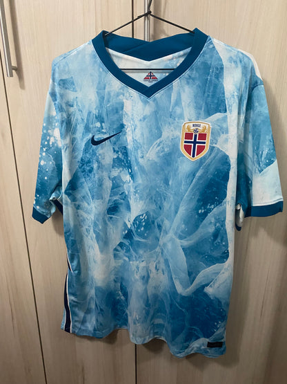 Camisa Noruega Away 2021 Nike - Edição Gelo