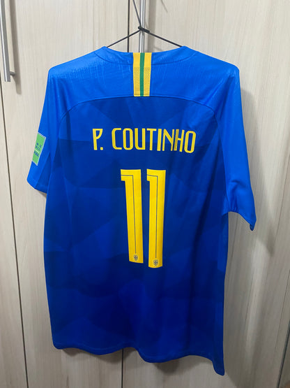 Camisa Brasil Away 2018 Nike Coutinho #11 - Copa do Mundo Rússia