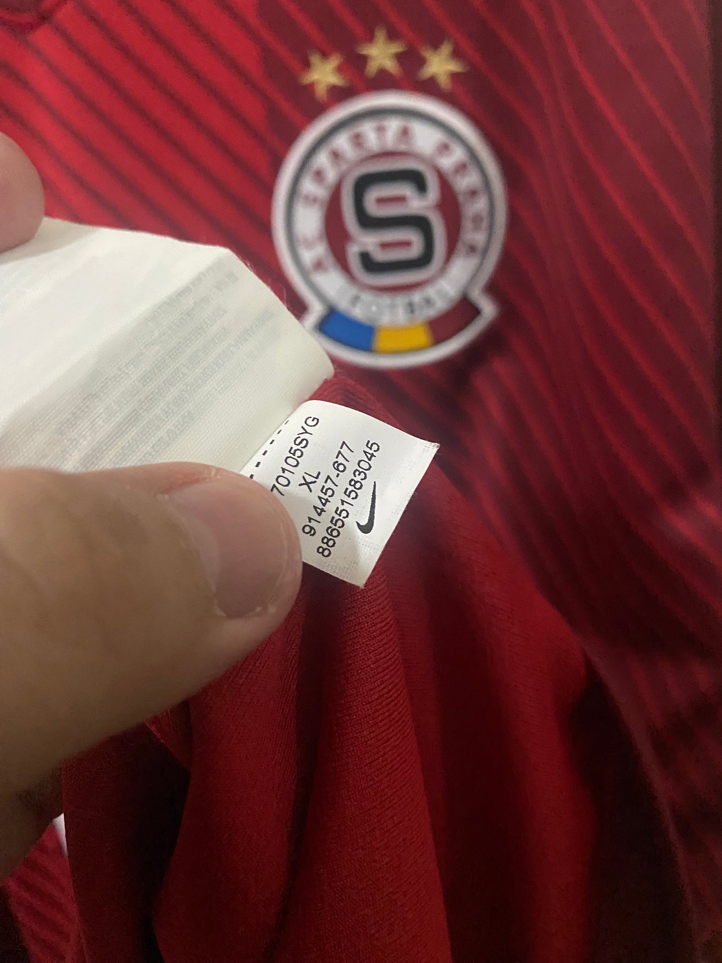 Camisa Sparta Praha Home 2017 Nike
